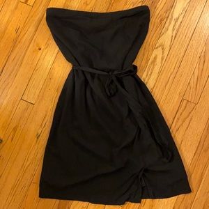 Gap Black Strapless Cocktail Dress